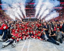FLORIDA PANTHERS 2025 Stanley Cup Champions Glossy 8 x 10 Photo Poster Man Cave