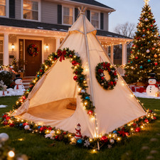 Outdoor 300D Camping Pyramid Tent 3 seasons Teepee Tent for 2 Person Camping