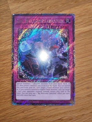 Big Welcome Labyrinth RA04-EN104 Platinum Secret Rare English Yugioh 1st Edition