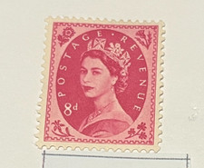 L450: GB QE2 1953 SG550 Wilding 8d Magenta St Edwards Crown Watermark MintHinged