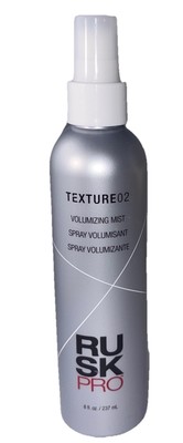 Rusk Pro Texture02 Volumizing Mist 8oz-Lightweight Body Building Spray-SHIP 24HR