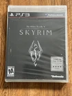 The Elder Scrolls V: Skyrim (PlayStation 3, 2011) Sealed! Authentic!! Mint!!!