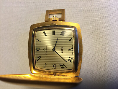 Taschenuhr von Cortébert, vergoldet, NOS