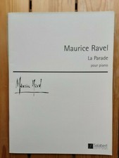 Ravel The Parade for Piano NEW Publisher Salabert EAS20146