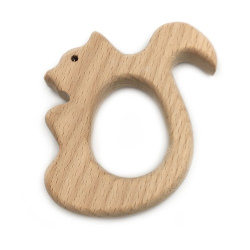Natural Beech Wood Animals Teething Beads Baby DIY Chew Teether Jewelry Making - Picture 40 of 64