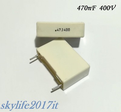 Condensateur &Agrave; Film De Polypropyl&egrave;ne, 10 Pi&egrave;ces, 470nf Ou 0.47uf, X2