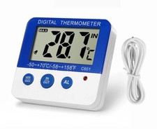 Fridge Freezer Thermometer Max/Min Memory LXSZRPH High & Low Temperature Alarms
