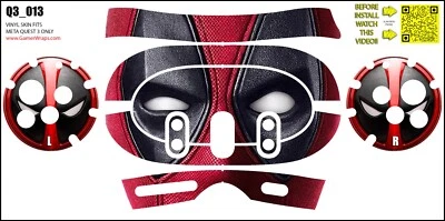 GAMERWRAPS Skin wrap that fits Quest 3 (design 013)