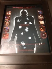 Ozzy Osbourne Ozzmosis Rare Original Promo Poster Ad Framed!
