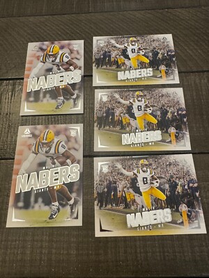 2024 PANINI LUMINANCE 1ST ROUND ROOKIE CARD MALIK NABERS NEW YORK GIANTS 5 CARDS