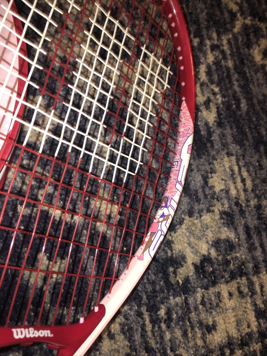 Raquette De Tennis Wilson Titanium 23 Pouces – Serena & Venus Williams, Avec étui, Rare