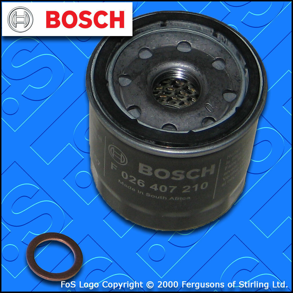 SERVICE KIT for MAZDA 3 (BK) 1.3 1.6 BOSCH OIL FILTER SUMP PLUG SEAL (2003-2009)