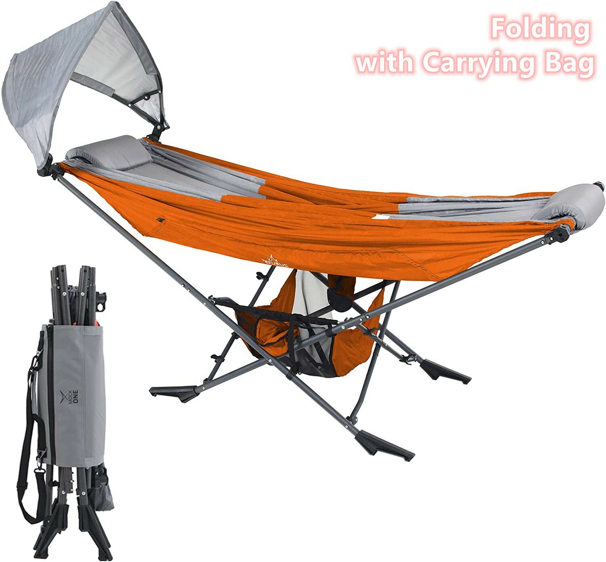 Camping Hammock With Stand Portable Folding Hammock For Outdoor