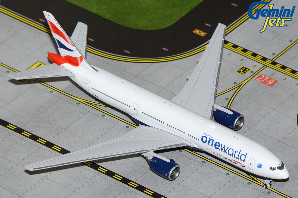航空機・ヘリコプター Gemini Jets 1/400 BRITISH UNITED Gemini Jets 1:400 British Airways Boeing 777-200ER oneworld