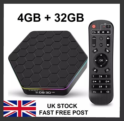 T95Z Plus Android 12 TV Box 4K Ultra HD 4GB+32GB Allwinner H618 Quad-Core