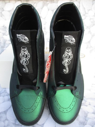 VANS HARRY POTTER DARK ARTS SK8 HI PLATFORM R SCARPE DA GINNASTICA TAGLIA 8,5 VERDE/NERO - Foto 4 di 14