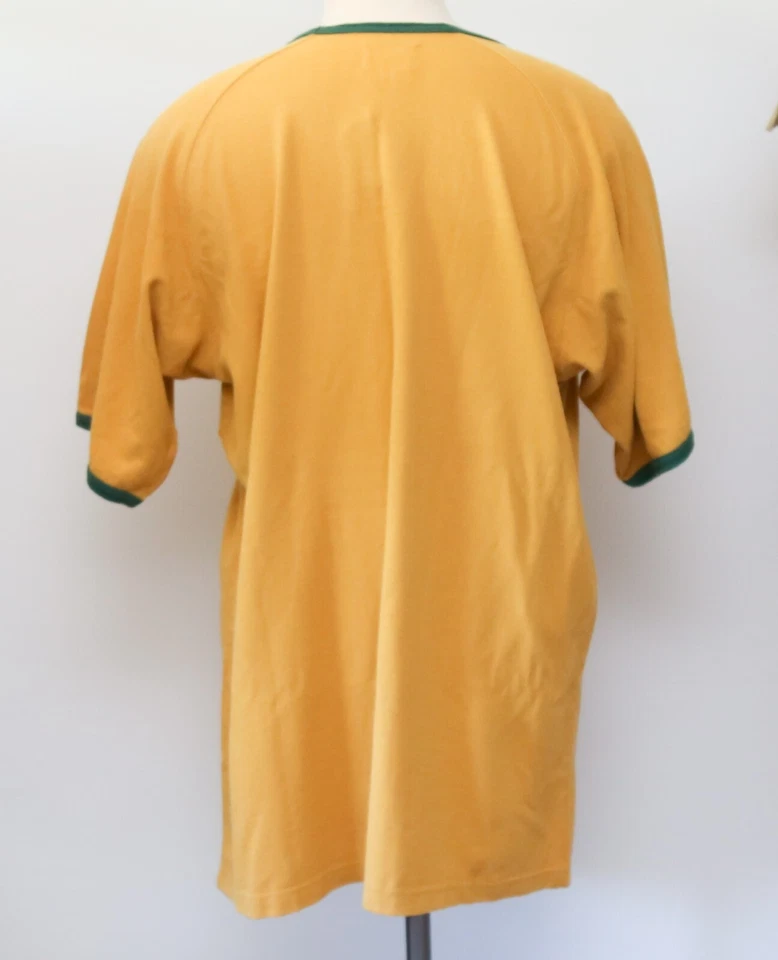 Camisa FOURSTAR WEAR CO "ROBLE" XL Piqué Amarillo **BLEMA Tiene Agujero** Nueva de Lote Antiguo Foto 2 de 4