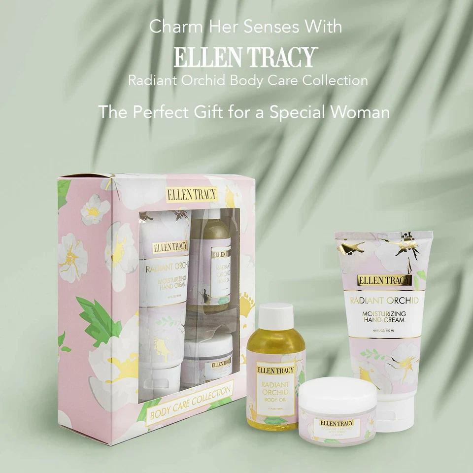 Ellen Tracy Colección Cuidado Corporal 3 Piezas, Set Regalo Nutritivo Foto 2 de 2