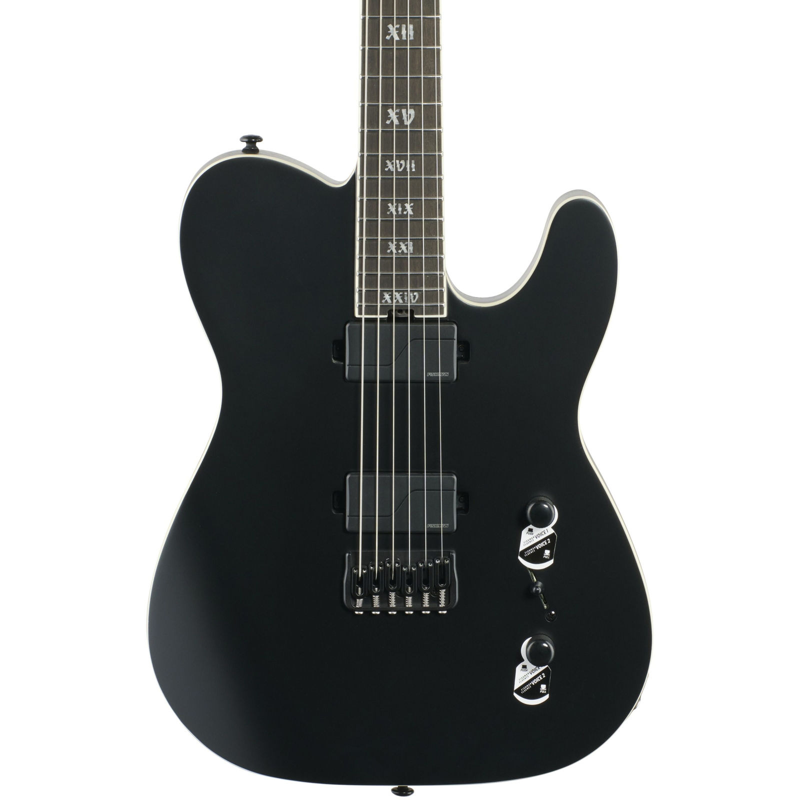 Электрогитара Schecter PT SLS Elite Evil Twin, гриф из черного дерева, Черный сатин