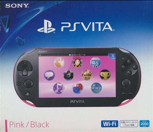 Sony PS Vita 2000 Pink Black Console Only Wi-Fi Model PCH Sony PS Vita 2000 Pink Black Console Only Wi-Fi Model PCH
