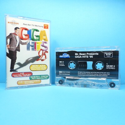   MC - MR. BEAN presents Giga Hits '95 * U2 BON JOVI * Kassette * POLYSTAR 1995