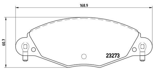 Fits Citroen C5 2001- 2.0 HDi 2.2 2.9 3.0 Brembo Front Brake Pads Set - Picture 3 of 4