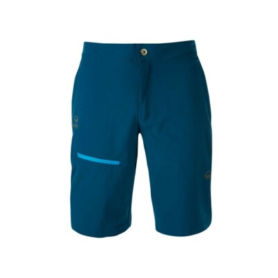 Halti Pallas Men's X-Stretch Short Softshell Shorts for Men Blue Opal