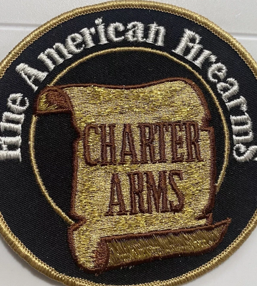 Charter Arms Fine American Firearms 4” Round Embroidered Patch Badge - Image 2 of 3