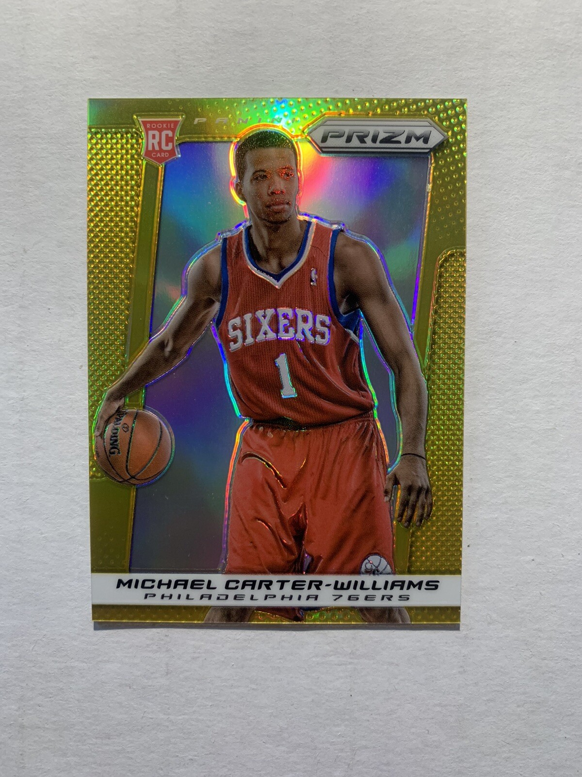 Michael Carter-Williams 2013-14 Panini Prizm Gold Prizms /10 RC Rookie 76ers SP