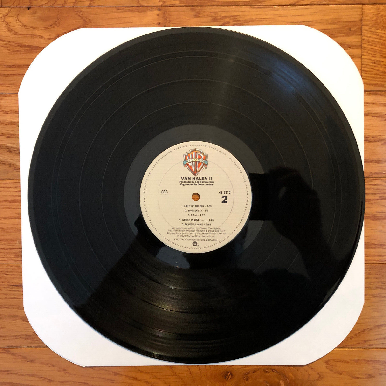 Van Halen - Van Halen II LP Warner Bros HS 3312 1979 Pressing w Inner Sleeve VG+ thumbnail 6