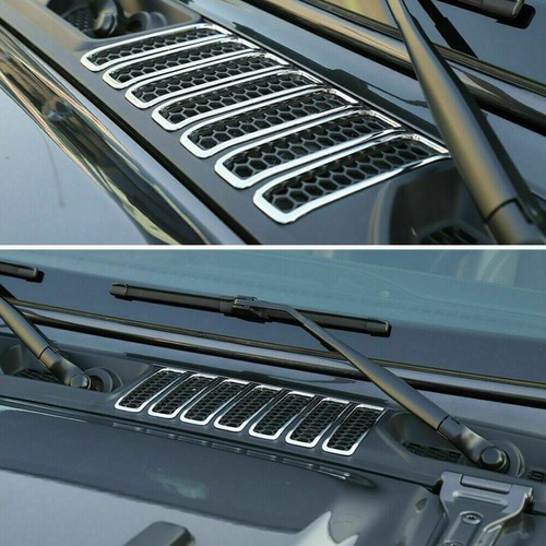 2Pcs Chrome Front Bumper Air Inlet Vent Cover Trim For Jeep Cherokee 2019+ – SHINEKA - View #3