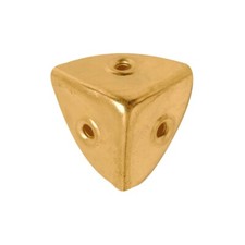 4 x Case Corners for Wooden Chest or Flight Case Chest Corners Brass or Nickel