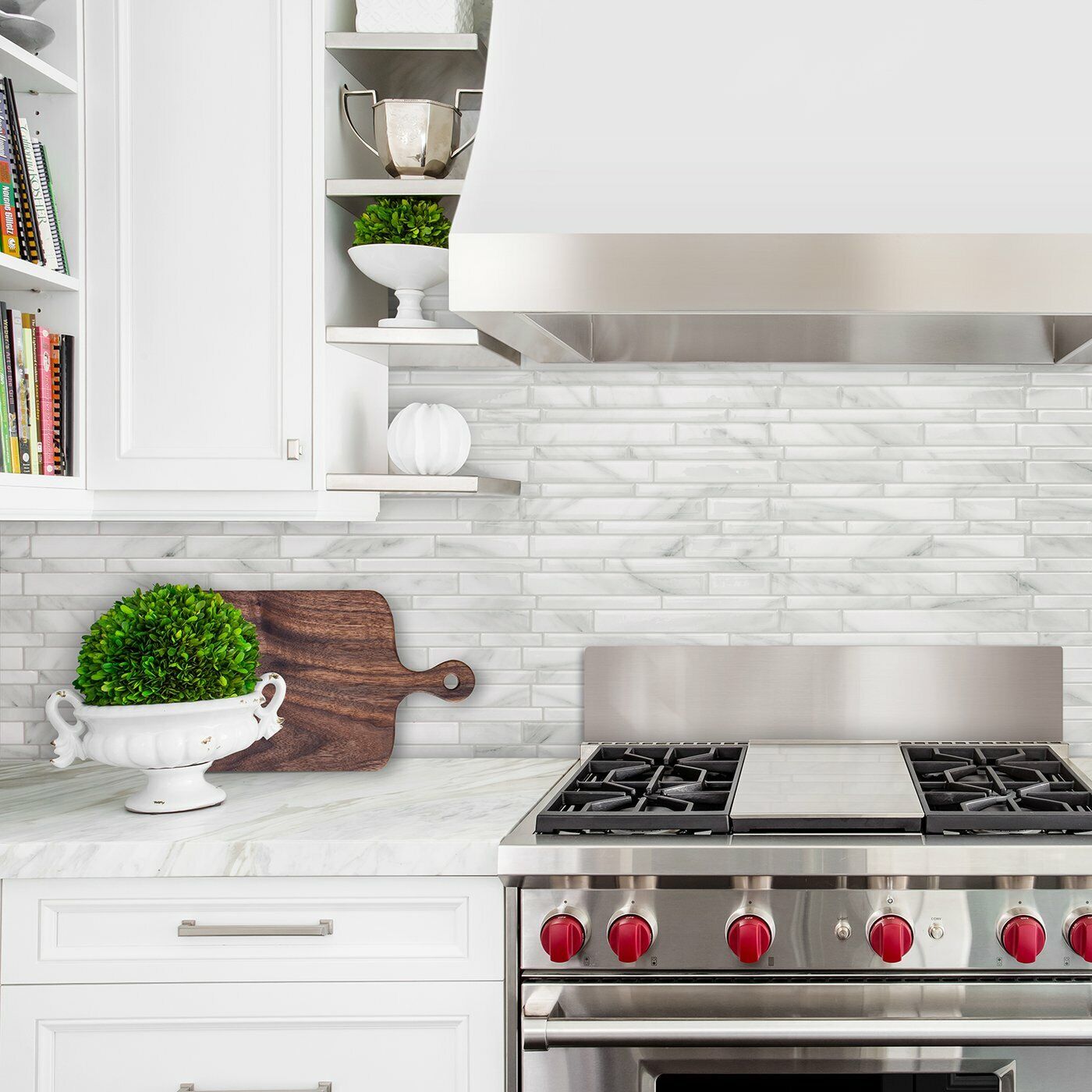 Smart Tiles Milano Massa Marble Peel And Stick Tile Backsplash