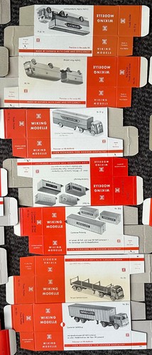 19 Wiking WM Karton leer Leerkarton Pappkarton Pappe H0 1:87 OVP HE5 å - Picture 3 of 4