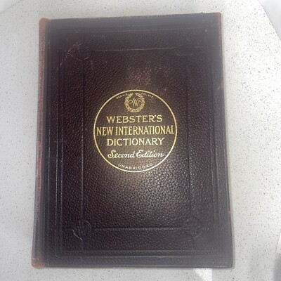 WEBSTER′NEW INTERNATIONAL DICTIONARY 第２版 Webster's New International Dictionary Second Ed. Unabridged 1949