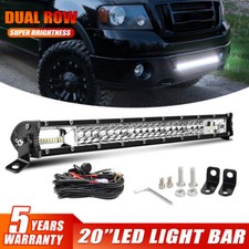20 Led Light Barwire Lower Hidden Bumper Grille For 06-2008 Ford F150 Pickup