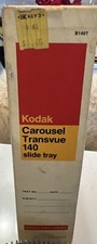 Kodak Carousel Transvue 140 Slide Tray with original box Direction Card