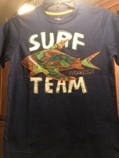 BoYS OSHKOSH "Surf Team" Tee Shirt size 8 - NEW, NWT