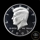 2003 S Kennedy Half Dollar High Grade DCAM Silver Proof From Mint Set+++