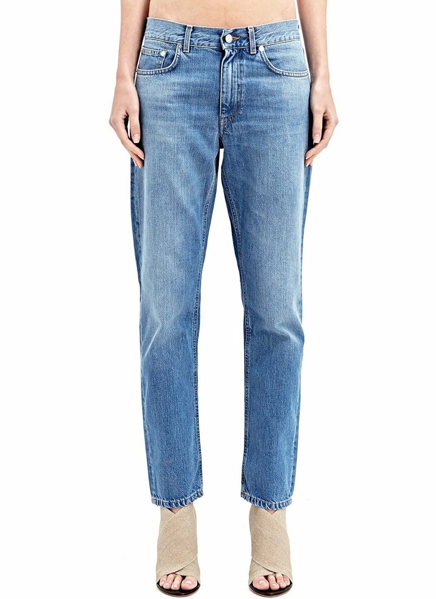 ACNE STUDIOS 'Boy Vintage' Denim Jeans Boyfriend Zip Mid