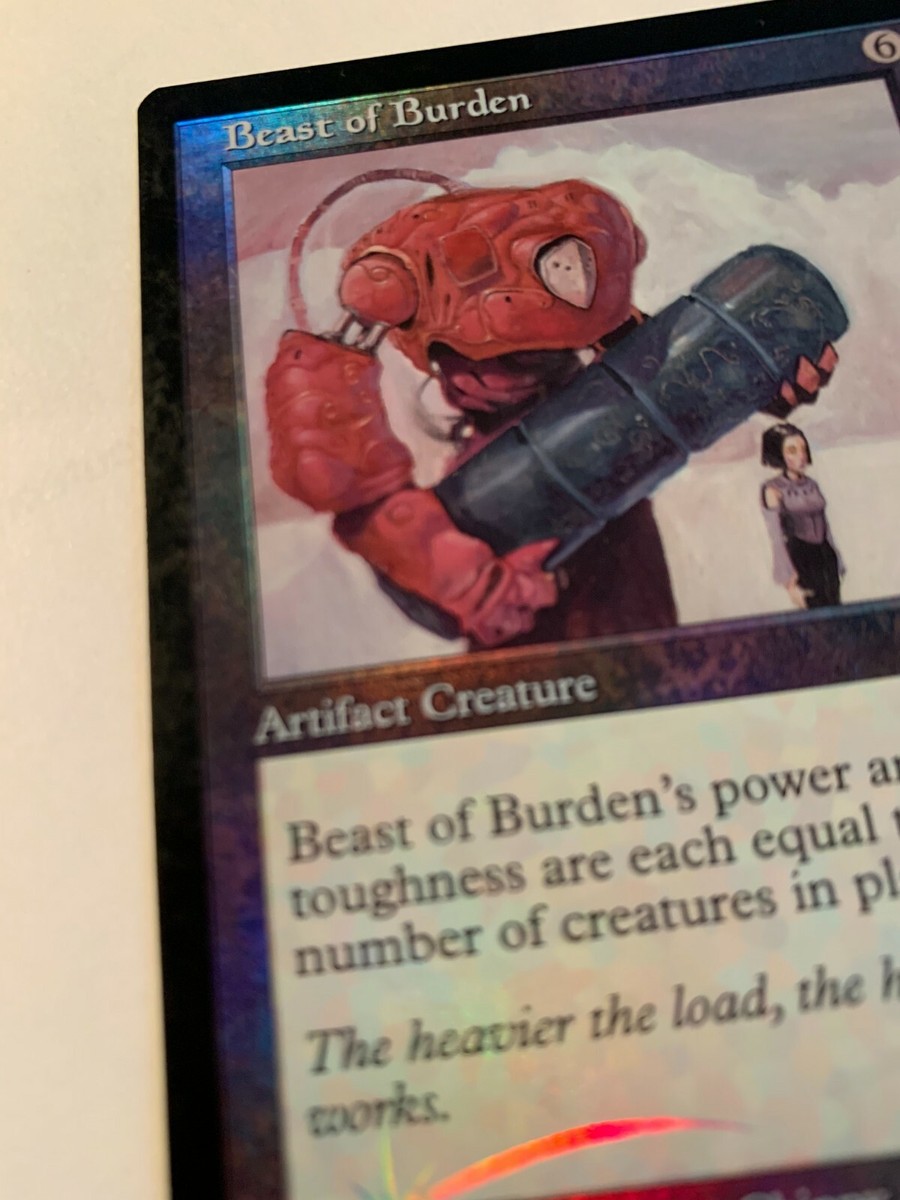 1x x1 MTG Beast of Burden FOIL 7th Edition - LP/MP (Avl 1) | eBay