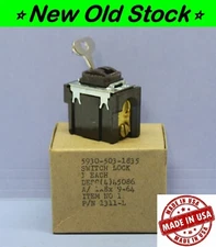 💡 Keyed Lock Locking Single-Pole ON/OFF Toggle Switch, Despard Interchangeable 