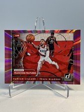 2021-22 Panini Donruss Franchise Features Holo Pink Laser Damian Lillard #14