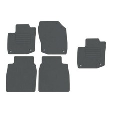 Veloursfußmatten für Honda Civic IX Benzin Bj. 2012 – 2017 Passend GRAU PREM 4+1