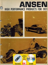 Ansen Hi Performance Racing Products 1971 Catalog PDF File USB Flash Drive