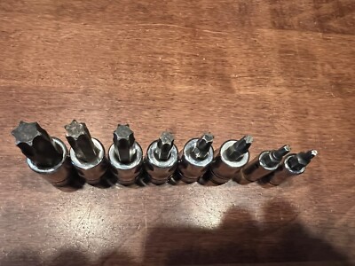 SNAP-ON TOOLS 8 PIECE 3/8”, 1/4” Dr. TORX SOCKET SET 207EFTXY* +