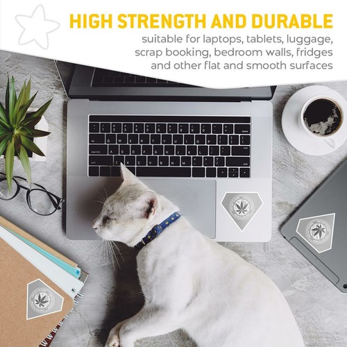 2 x Diamond Stickers 7.5cm BW - Canabis Medical Use Weed Marijuana #40393 - 第 7/9 張圖片