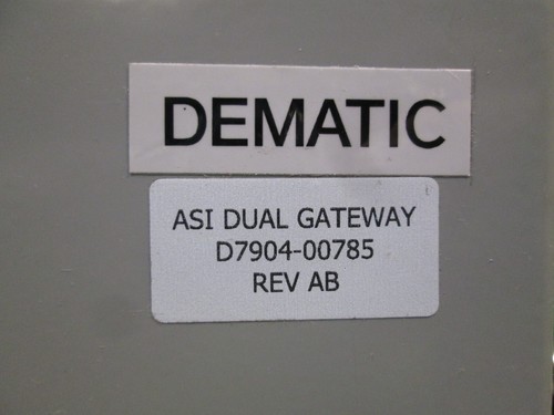 Dematic D7904-00785 ASI Dual Gateway Bihl Wiedemann BWU3544 AS-I, x2 PILS SLA3 - Picture 7 of 12