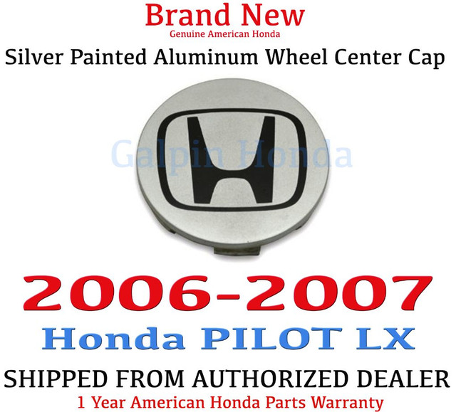 20062007 Honda PILOT LX Genuine OEM Silver Painted Aluminum Wheel