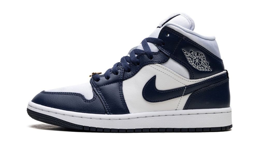シューズ(男性用) Nike AirJordan1 High llic Navy 27.5 Nike Air Jordan 1 Nouveau Retro High Navy Snakeskin 819176